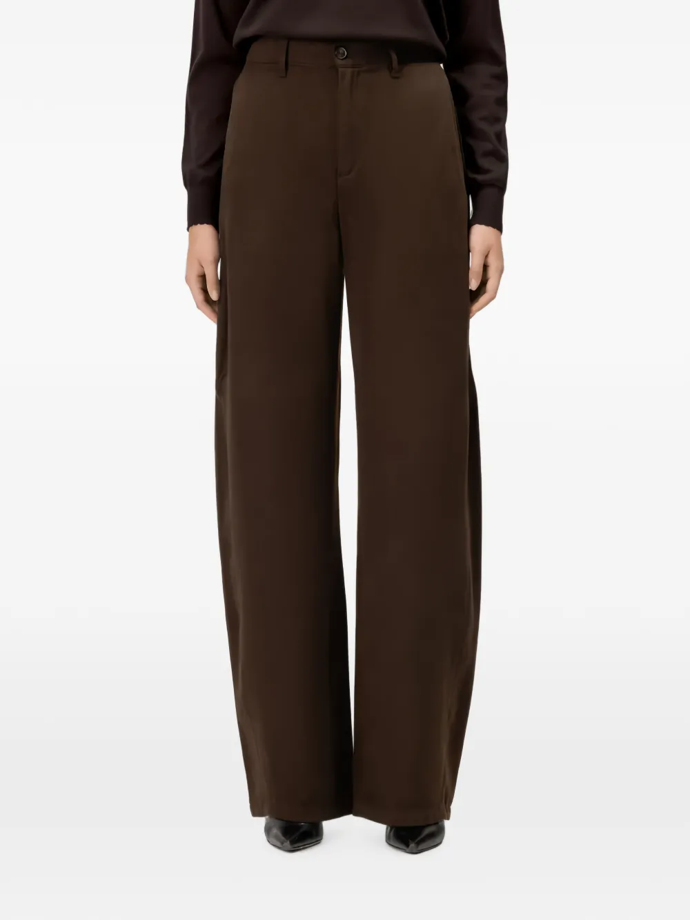 Drykorn Receive wide-leg trousers Bruin