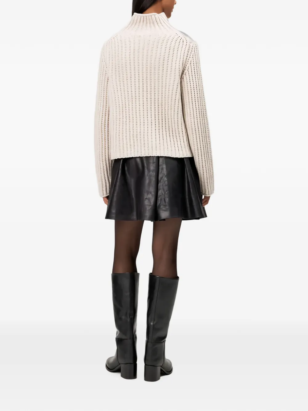 Drykorn Arwie ribbed-knit sweater Beige