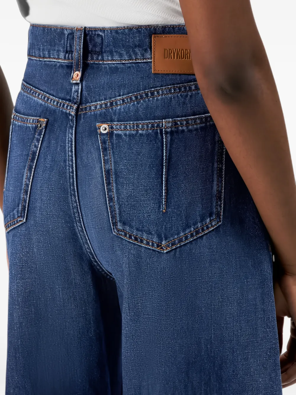 Drykorn Liable wide-leg jeans Blauw