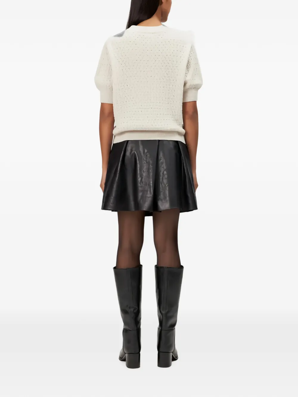 Drykorn Sanidy cable-knit sweater Beige