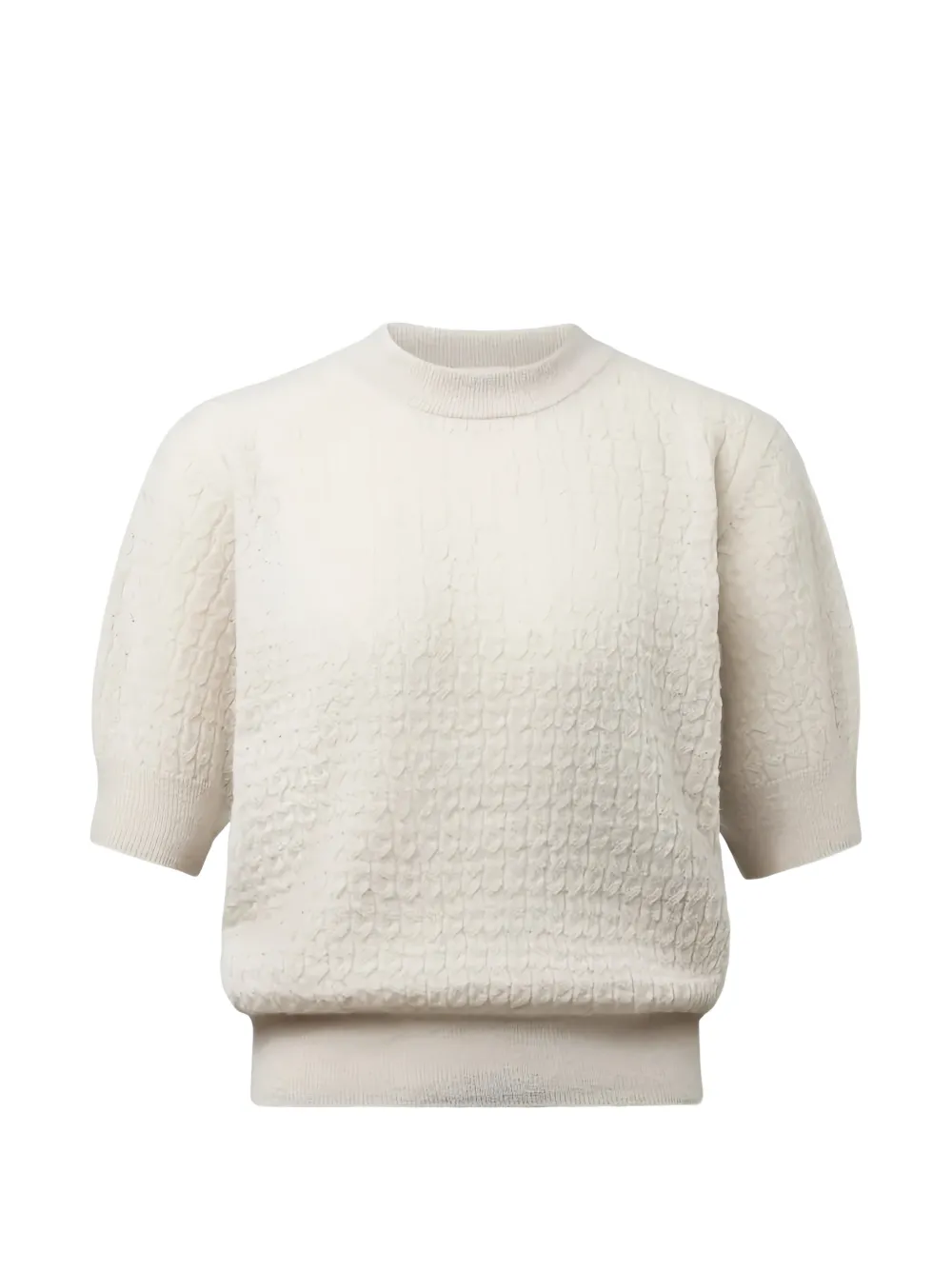 Drykorn Sanidy Cable-knit Sweater In Neutral