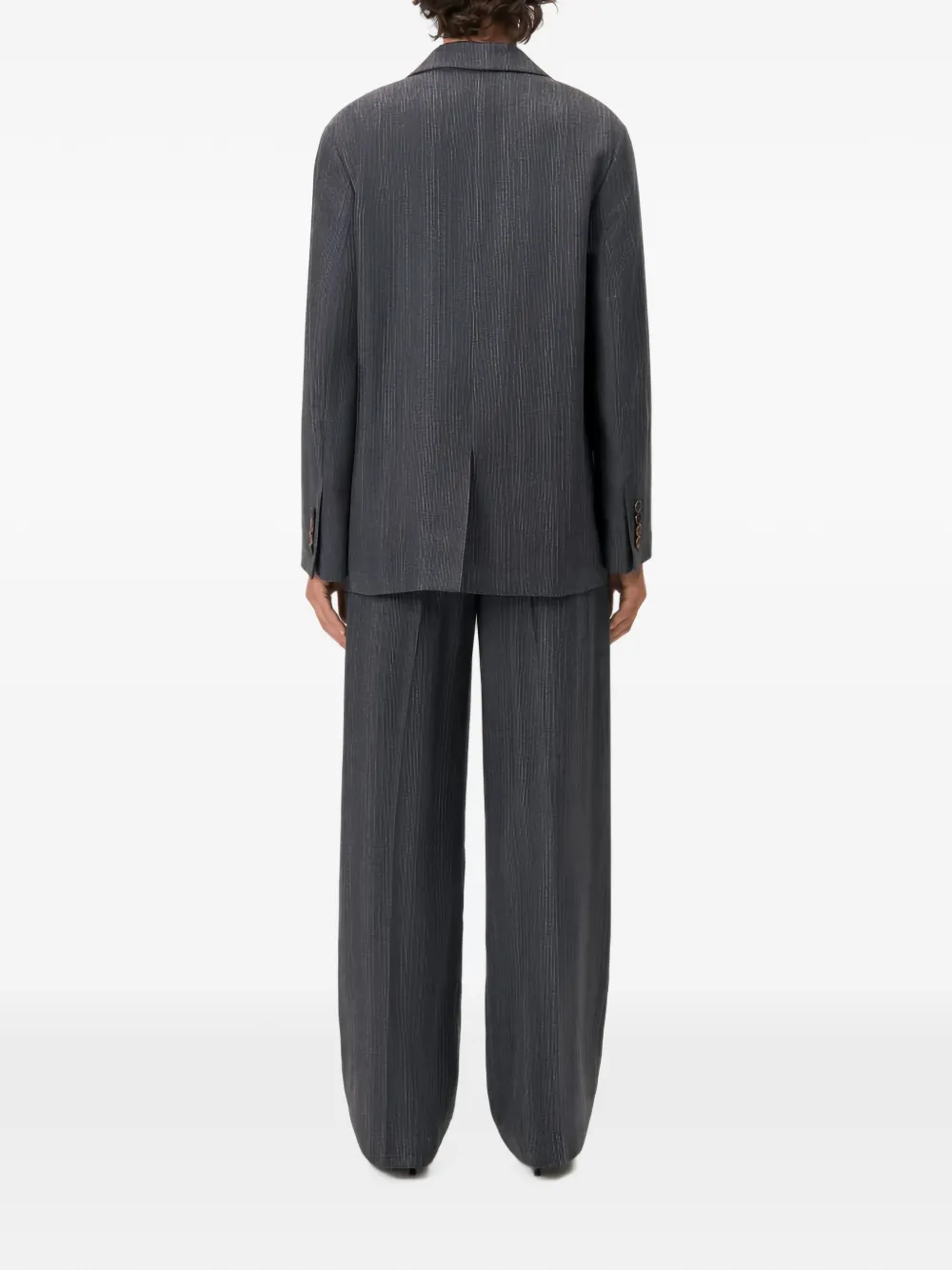 Drykorn Mowtie pinstriped blazer Grijs