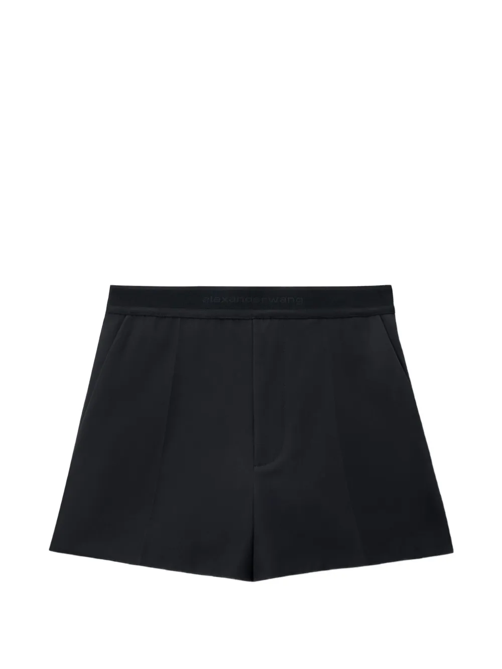 Alexander Wang logo elastic high-rise mini short