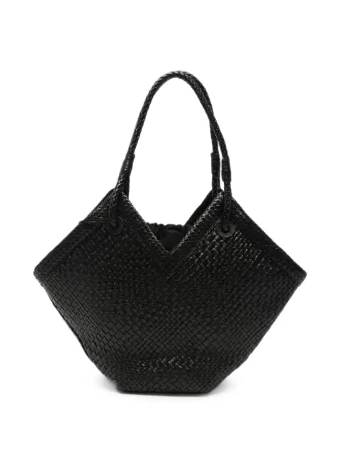 IBELIV medium Trinity woven-leather tote bag