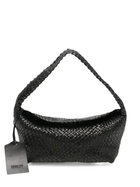 IBELIV Aura woven-leather tote bag