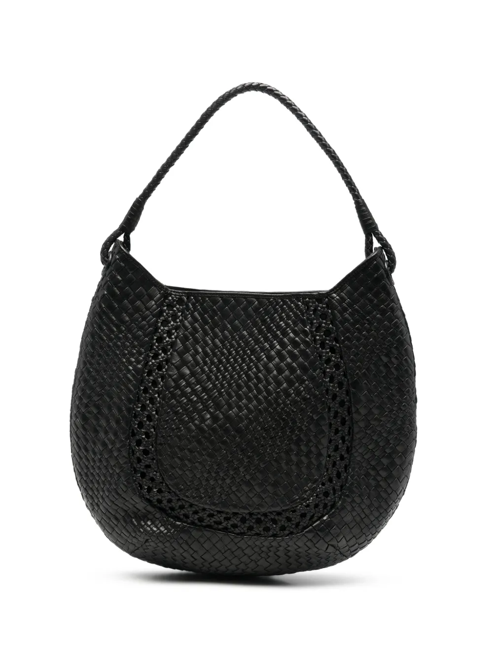 IBELIV sac à main Lamia en cuir tressé - Noir IBELIV sac à main Lamia en cuir tressé - Noir