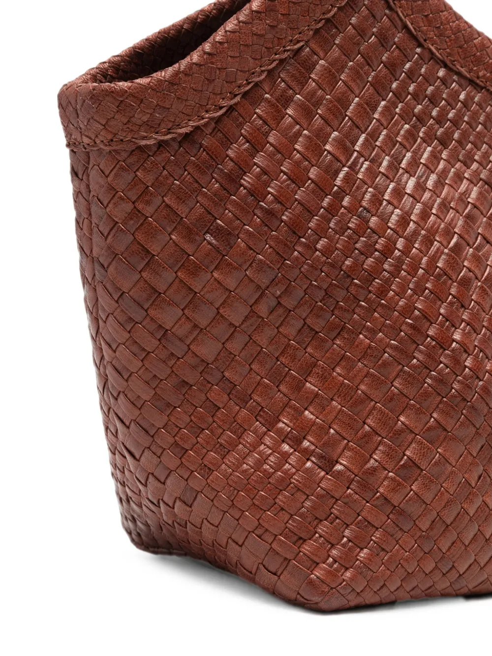 IBELIV Pure geweven shopper Bruin
