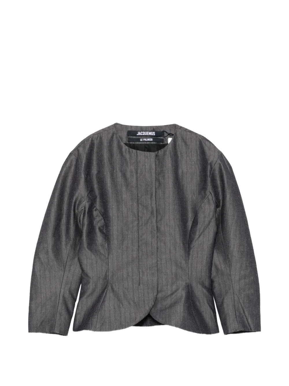 Jacquemus pinstripe-pattern peplum jacket