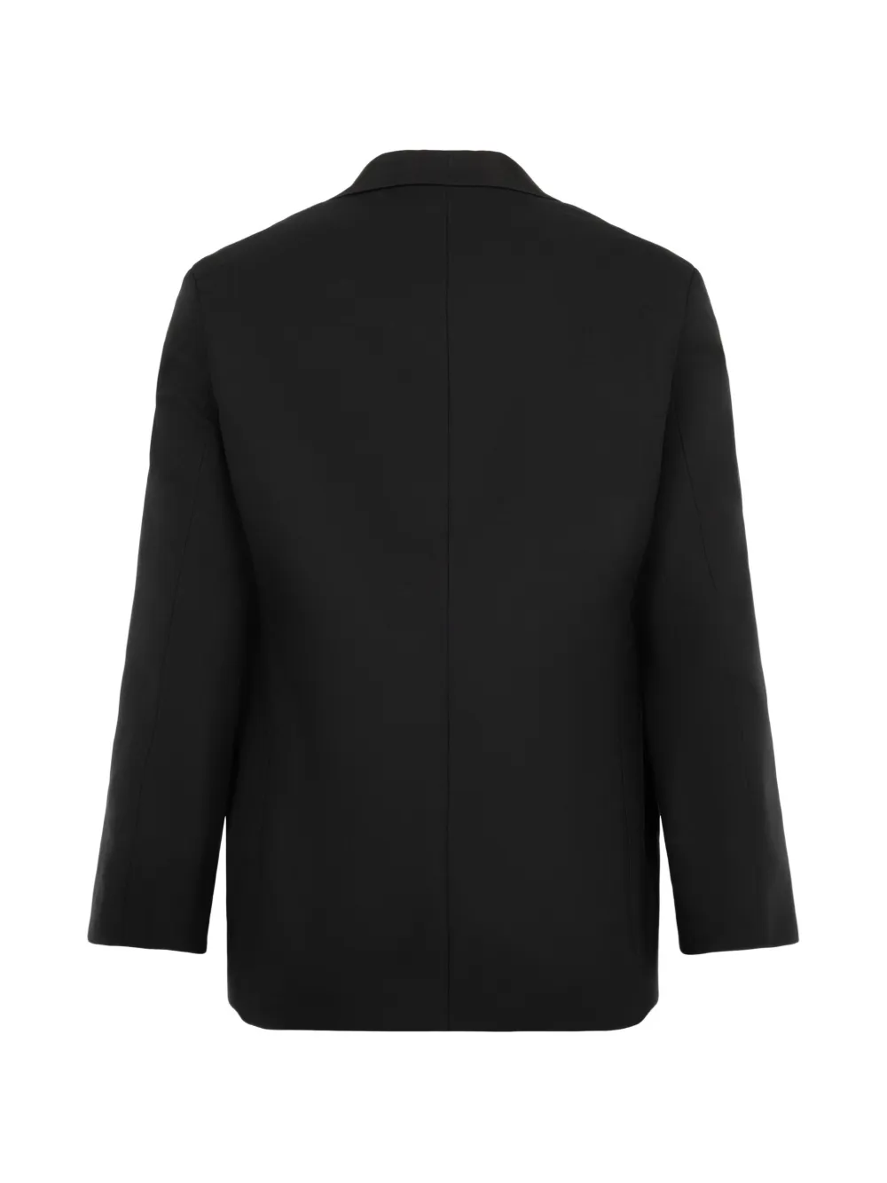 Auralee Double-breasted Shawl-collar Blazer in Black, view 2