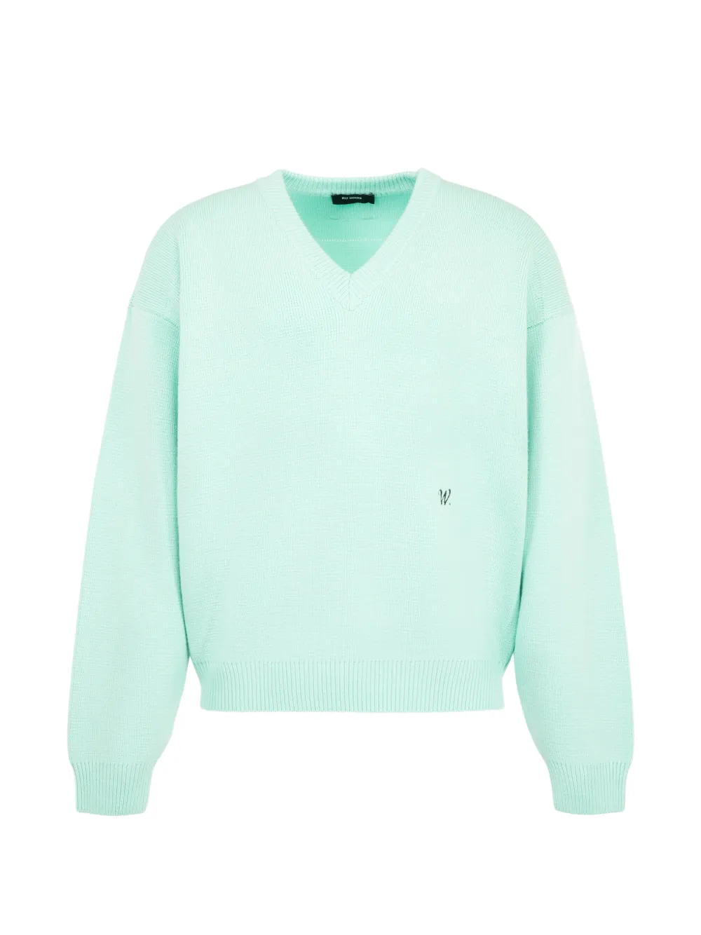 Willy Chavarria V-neck logo-embroidered sweater