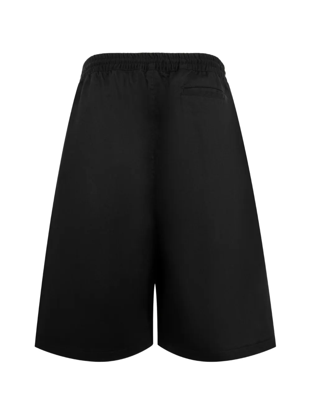 Willy Chavarria Orale shorts met plooien Zwart