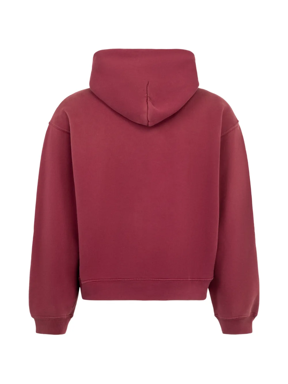 Willy Chavarria Community Center gekrompen katoenen hoodie Rood