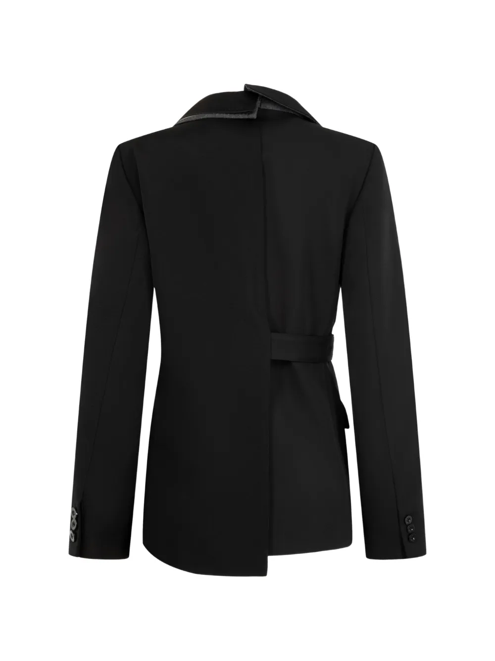 sacai Asymmetrische blazer Zwart
