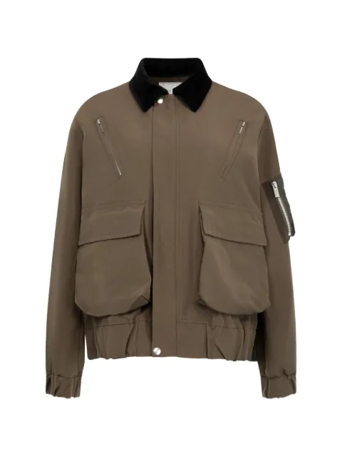 sacai куртка с корсажной лентой