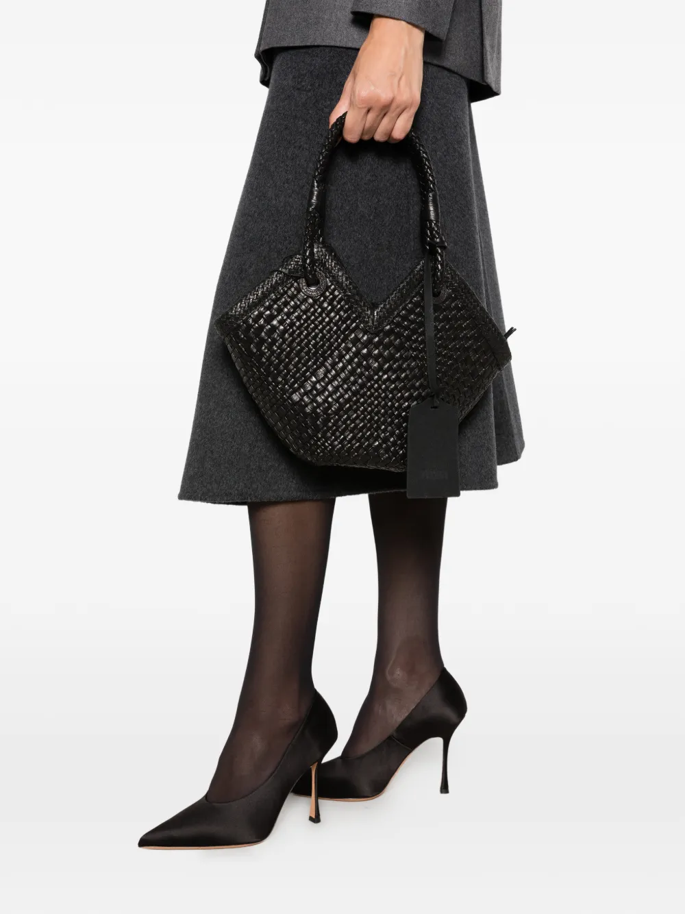 IBELIV Trinity geweven shopper Zwart