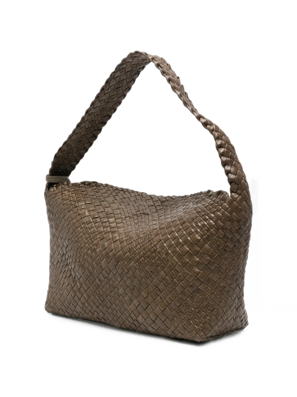 IBELIV Aura geweven leren shopper Bruin
