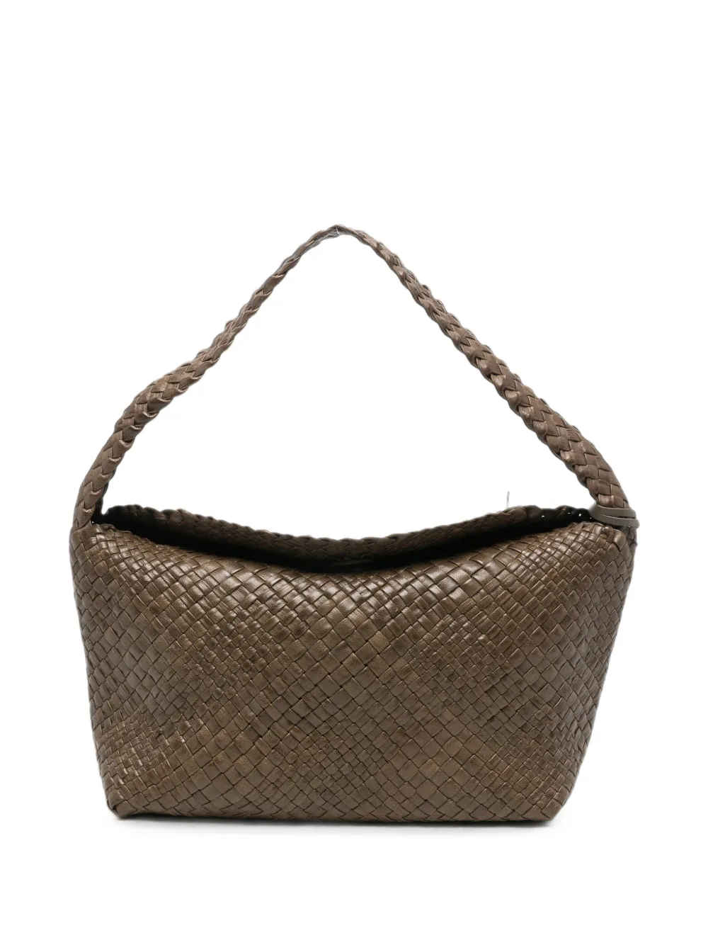 Ibeliv Aura Woven-leather Tote Bag In Brown