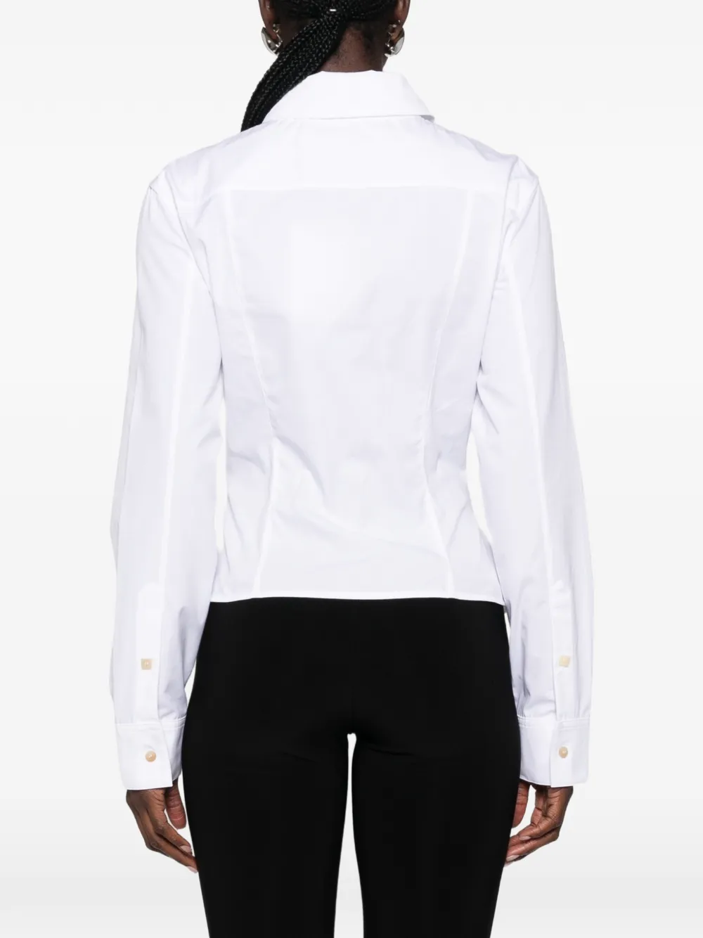 Jacquemus Blouse met puntige zoom Wit