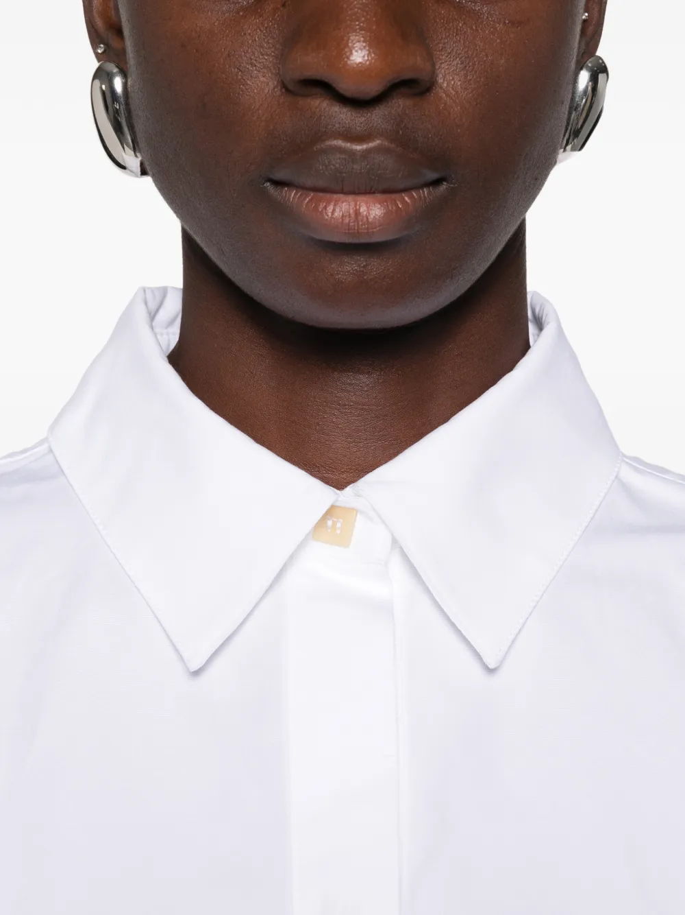 Jacquemus Blouse met puntige zoom Wit