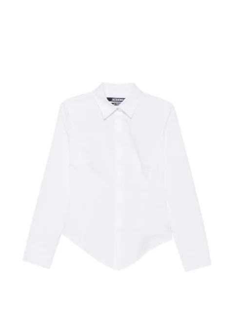 Jacquemus pointed-hem shirt
