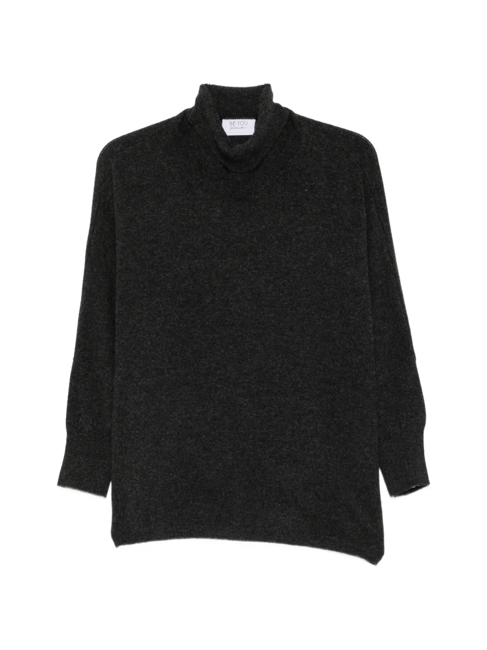 BeYou high-neck batwing-sleeve sweater