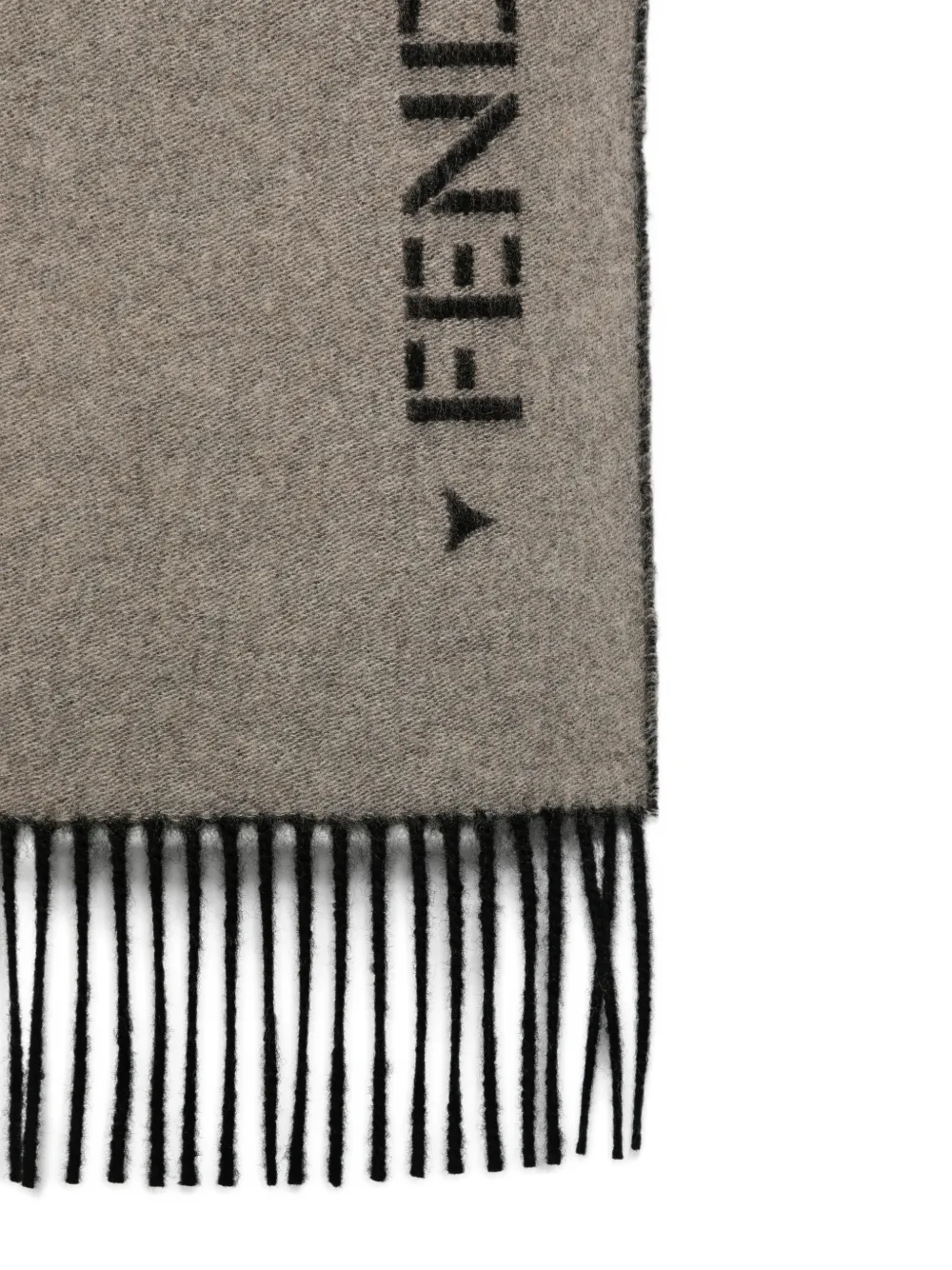 FENDI Sjaal met logoprint Beige
