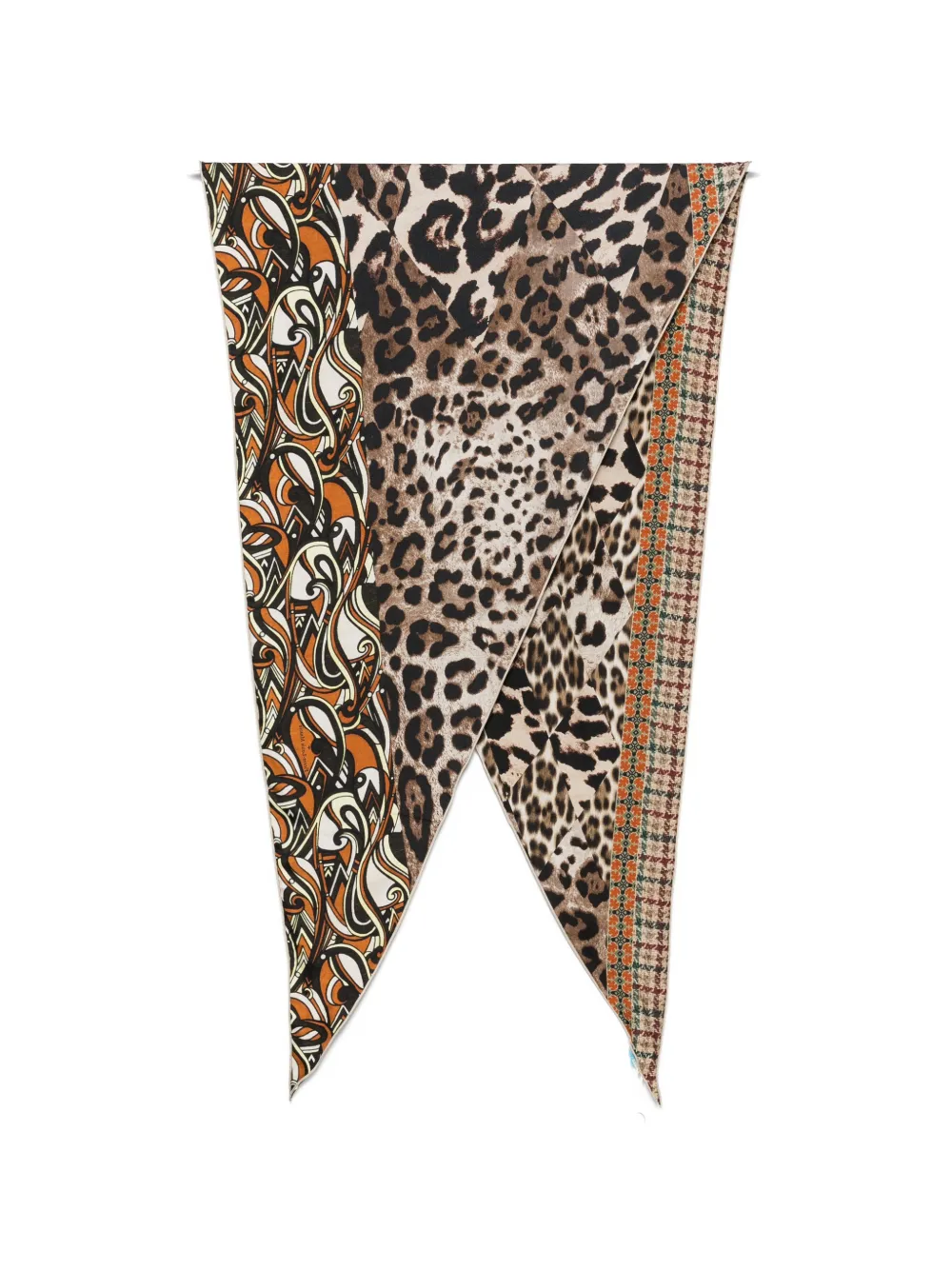 Pierre-Louis Mascia Aloeuw mixed-print scarf
