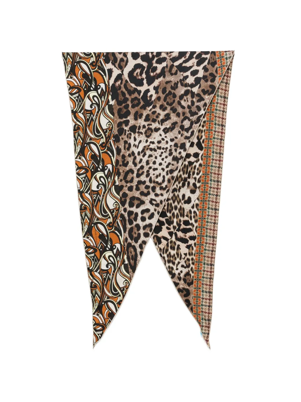 Pierre-Louis Mascia Aloeuw mixed-print scarf