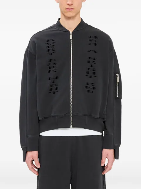 44 LABEL GROUP logo-print bomber jacket