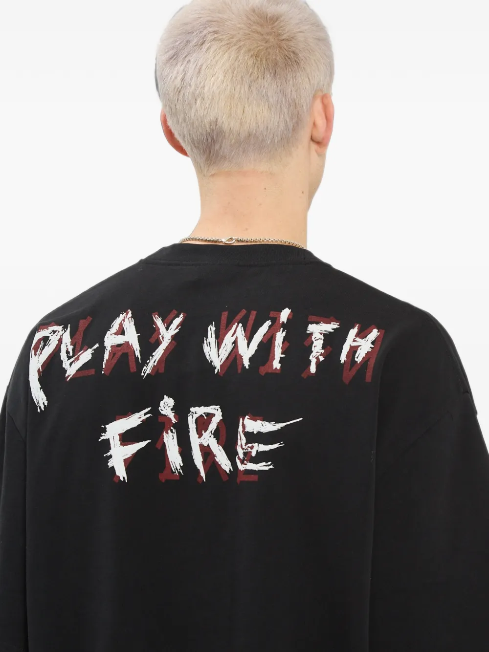 44 LABEL GROUP BYP T-shirt met lange mouwen Zwart