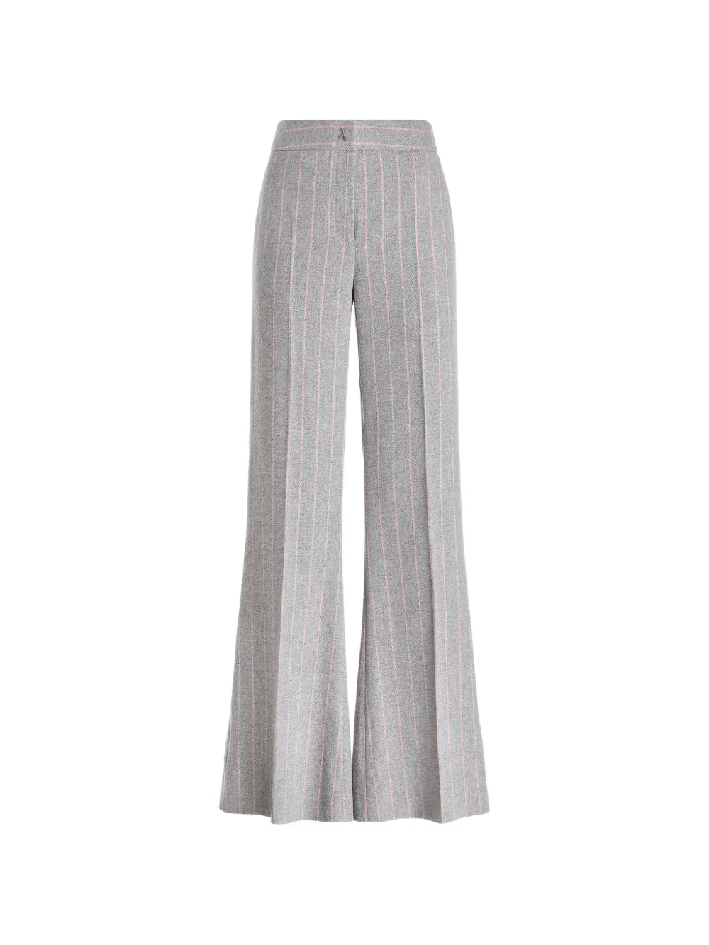 Genny pinstriped sequin-embellished trousers