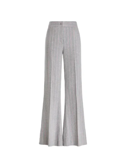 Genny pinstriped sequin-embellished trousers