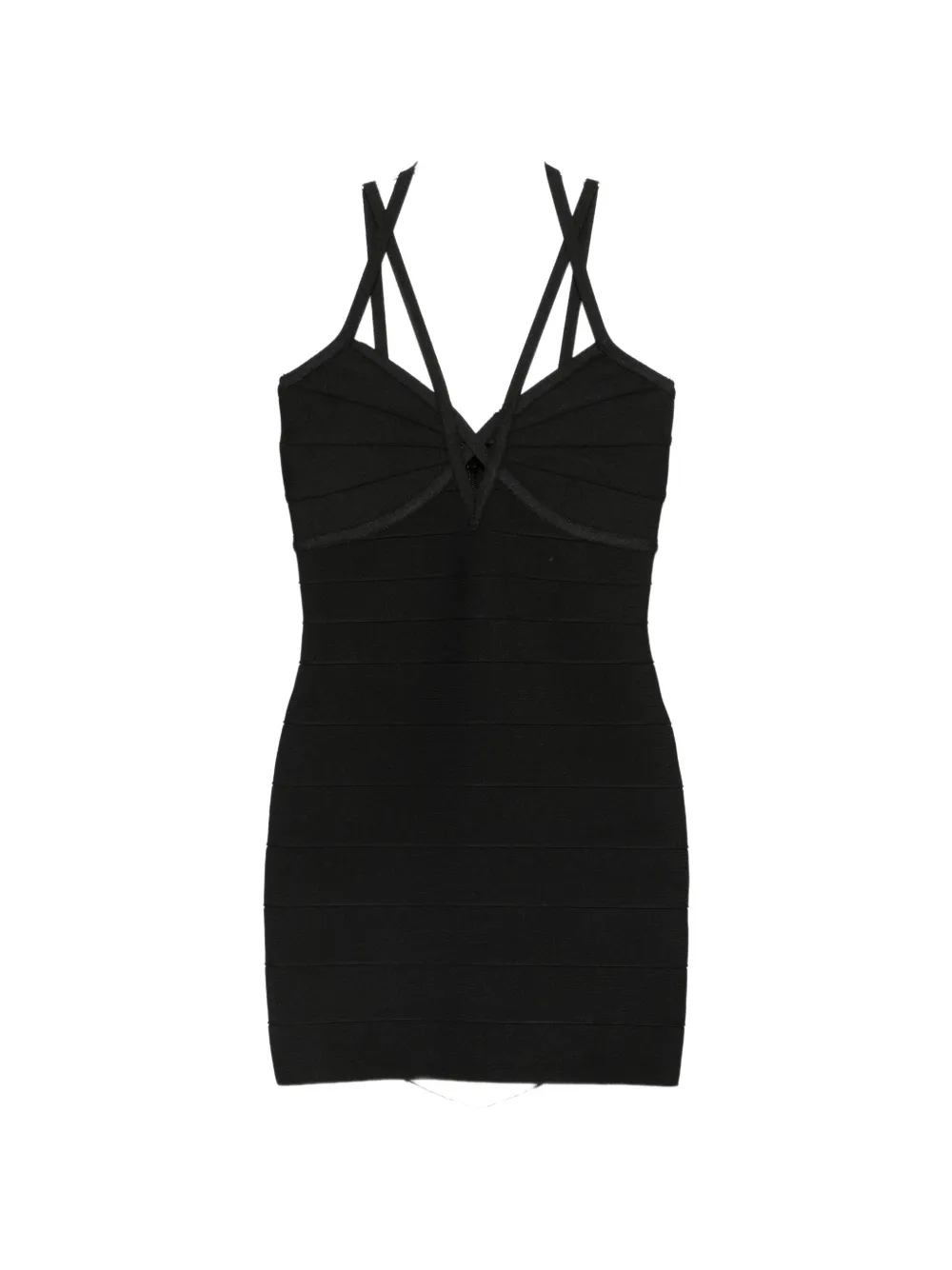 Herve Leger Erin bandage strappy mini dress