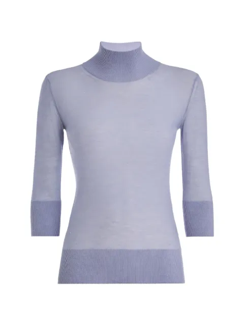 Genny high-neck long-sleeve top