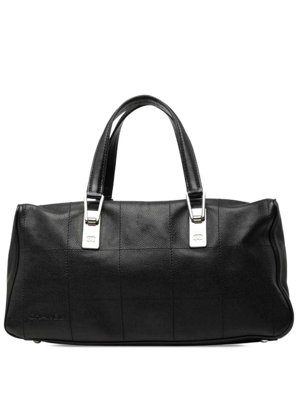 CHANEL Pre-Owned 2003-2004 CC Caviar Square Stitch handbag - Nero