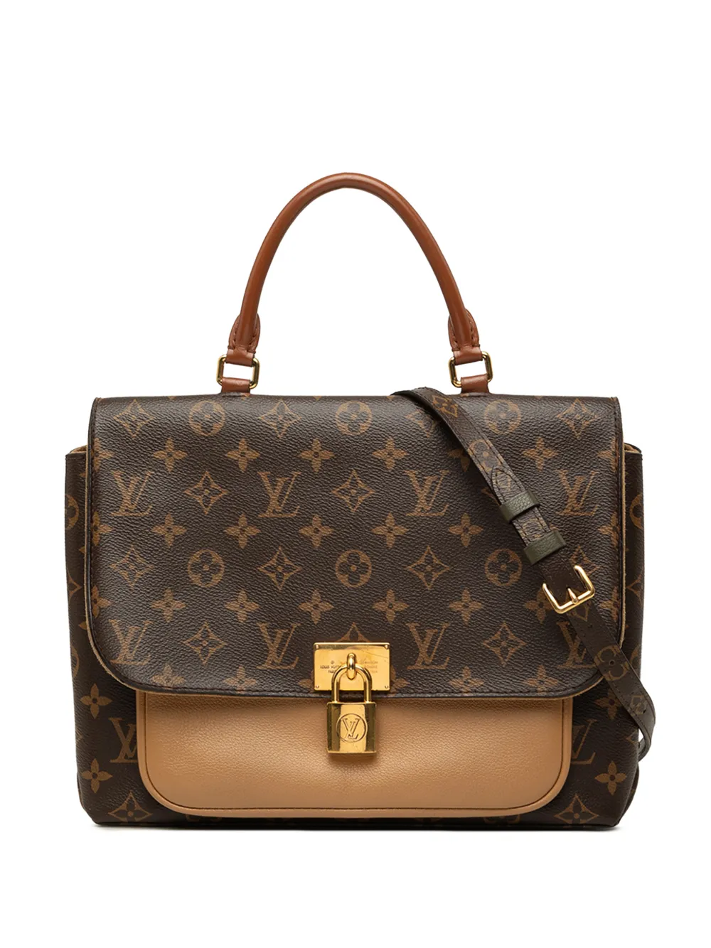 Louis Vuitton Pre-Owned 2018 Monogram Marignan Satchel-Tasche - Braun