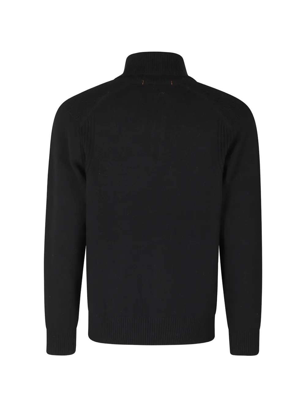 Parajumpers Caldonazzo quarter-zip logo-patch sweater Zwart
