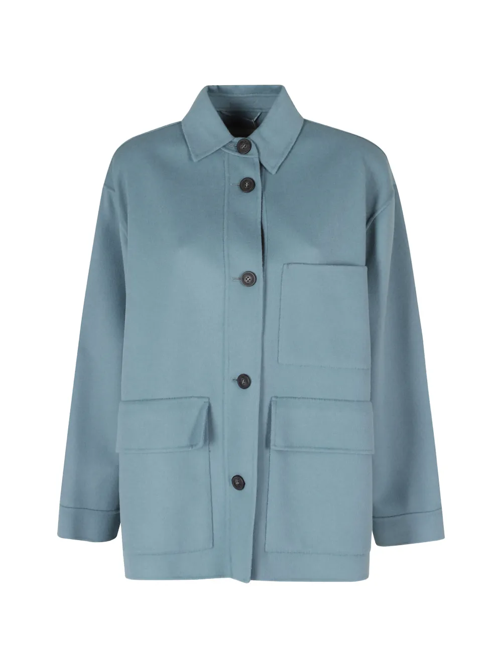 Weekend Max Mara Folk jack met knopen Blauw