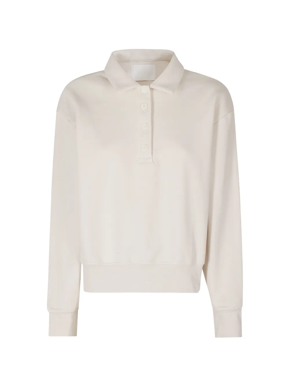 WOC long-sleeve polo top - Toni neutri