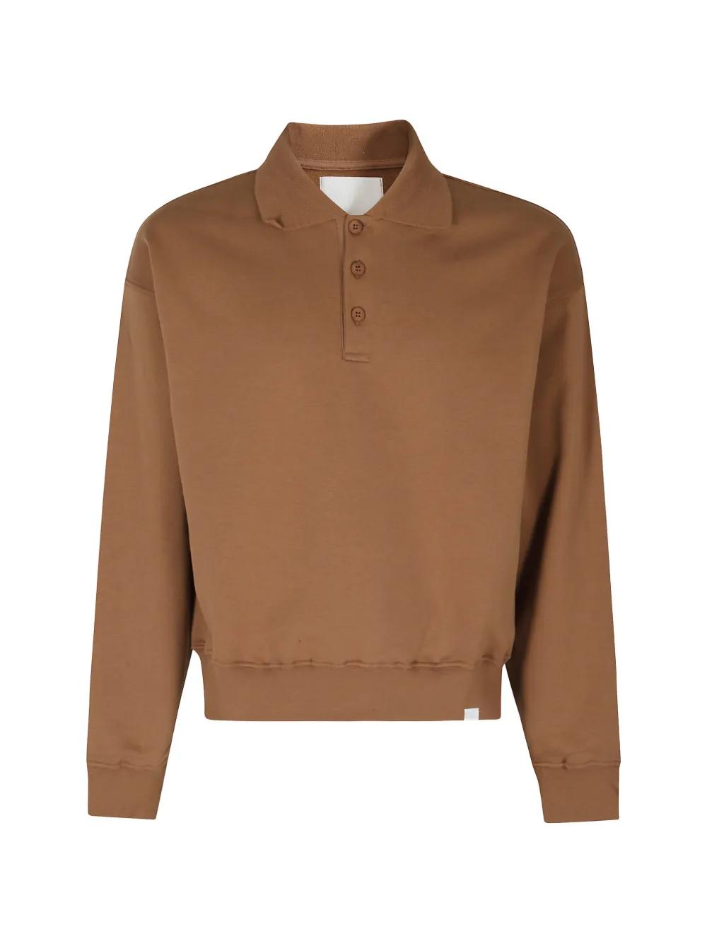 WOC long-sleeve polo shirt - Marrone