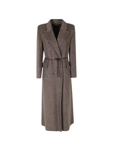 Seventy double-breasted belted coat