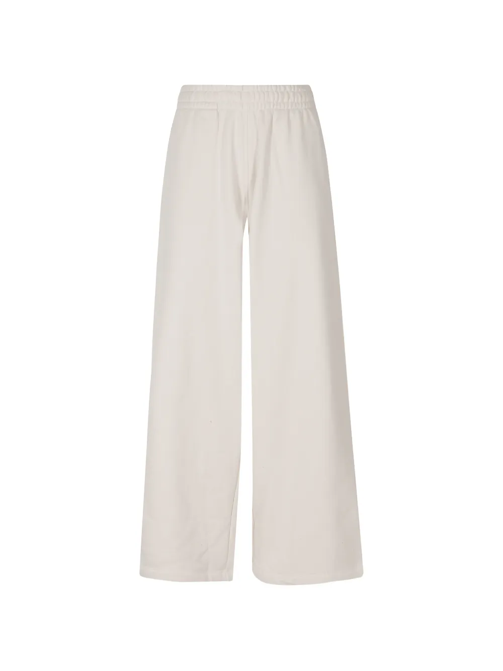 WOC elasticated-waist wide-leg track pants - Nude