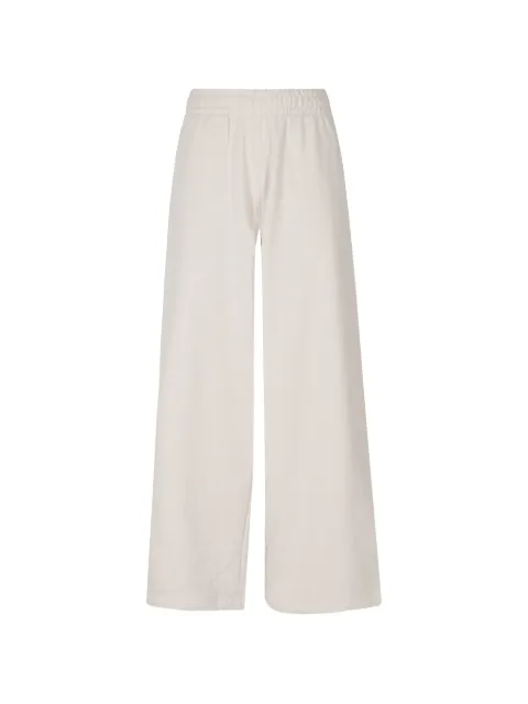WOC elasticated-waist wide-leg track pants