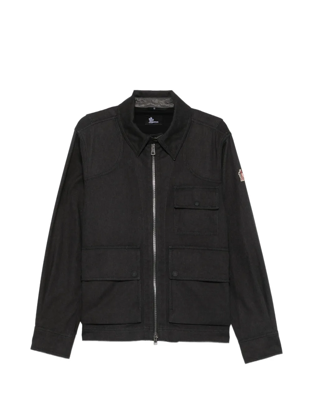 Moncler Grenoble zip-up multi-pocket shirt jacket