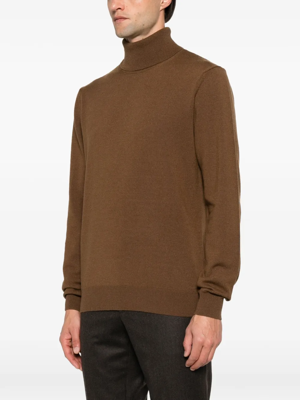 Corneliani Gebreide coltrui Bruin