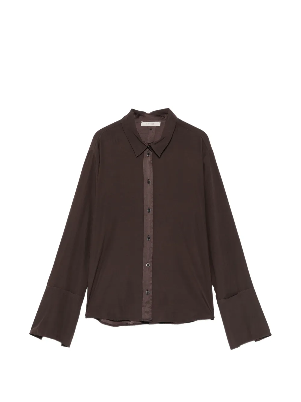 Kristensen Du Nord silk-blend button-up shirt