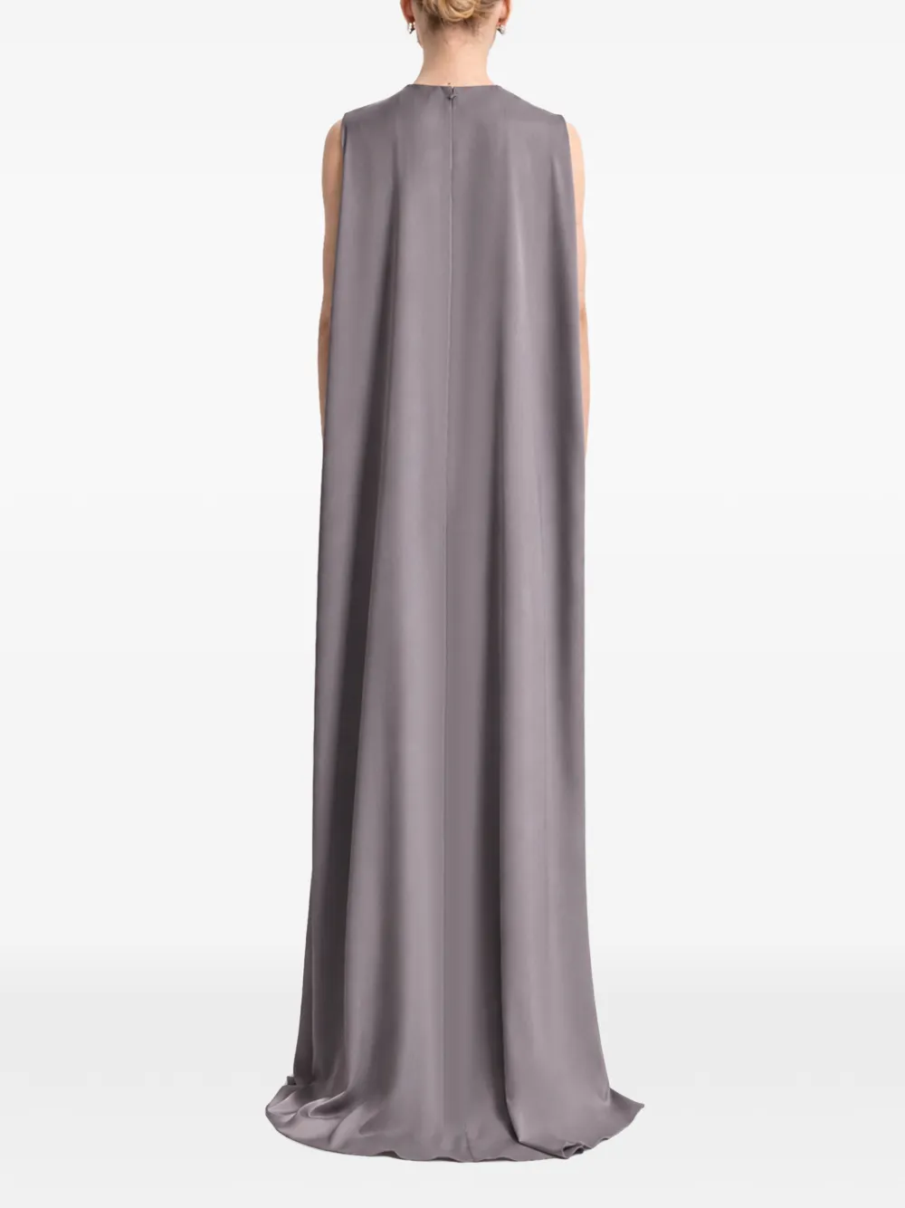 Gemy Maalouf asymmetrical pleated dress Grijs