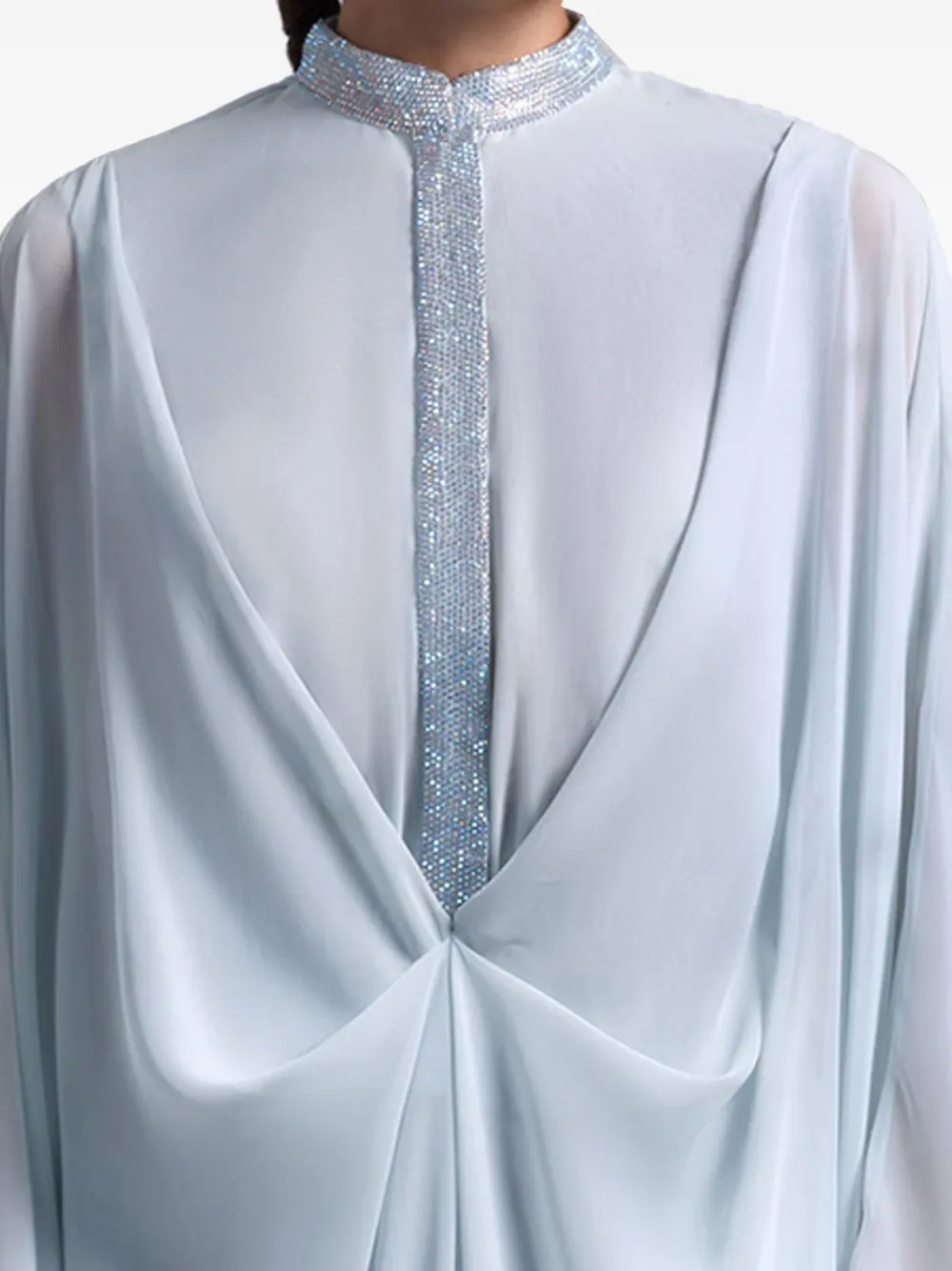 Gemy Maalouf Tuniek met verfraaide afwerking Blauw