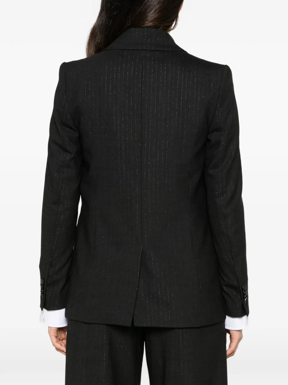Drykorn pinstripe single-breasted blazer Grijs