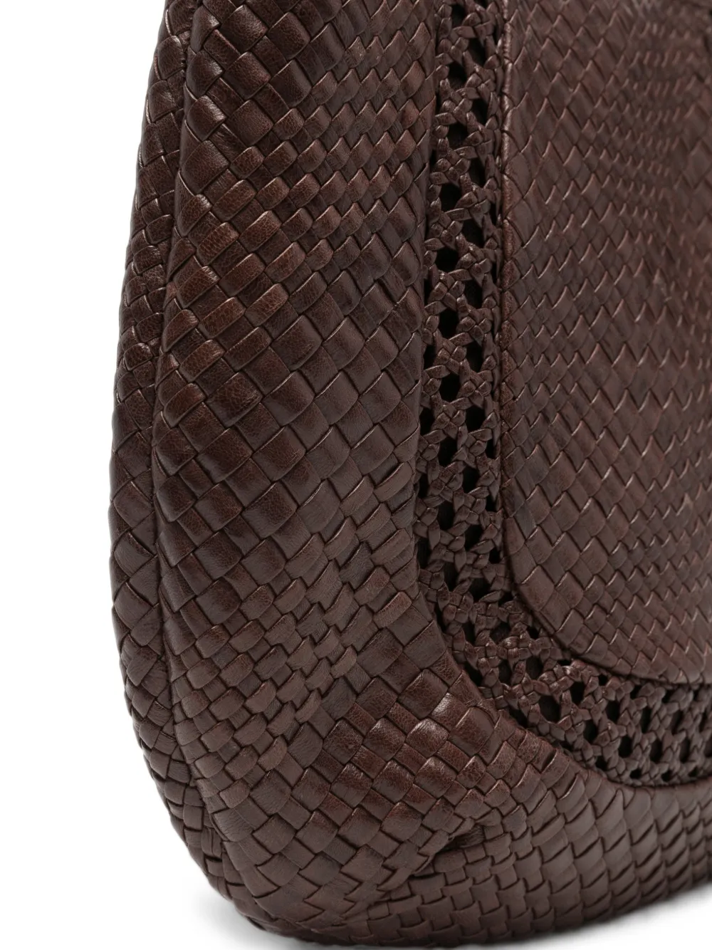 IBELIV Lamia geweven shopper Bruin